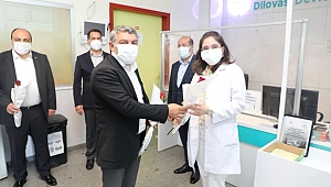 Başkan Şayir’den sağlıkçılara bayram ziyareti     