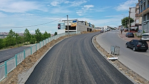 Çayırova Fatih Caddesi'nde asfalt serildi