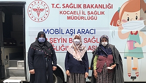 Kocaeli'de 'mobil aşı ekipleri' binlerce kişiyi aşıladı