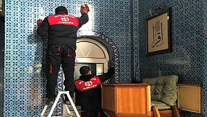 Büyükşehir’in Bahtiyar Camii’nde onarım çalışmaları sürüyor