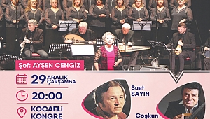 Büyükşehir Kadınlar Korosu’ndan  Suat Sayın ve Coşkun Sabah besteleri konseri