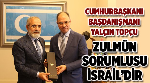 Filistin Ankara Büyükelçisi Yalçın Topçu'yu ziyaret etti!