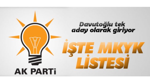 İşte AK Parti'nin 50 kişilik MKYK listesi