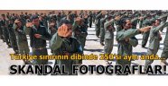 Türkiye sınırının dibinde 250'si aynı anda... Skandal fotoğraflar