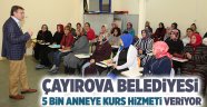 Çayırova Belediyesi 5 bin Anneye Kurs Hizmeti veriyor