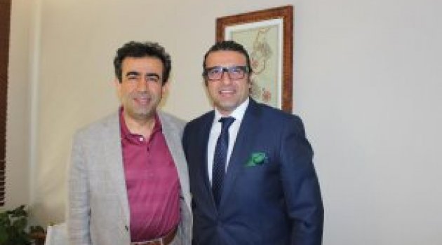 Vali Güzeloğlu, Doç. Dr. Soner Şahin ile vedalaştı